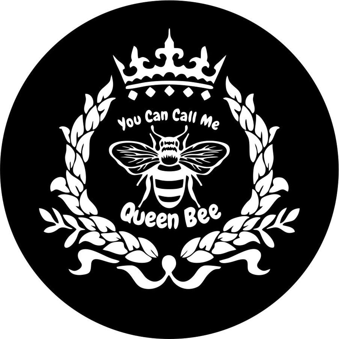You Can Call Me Queen Bee Bronco Spare Tire Cover - Speedlogix