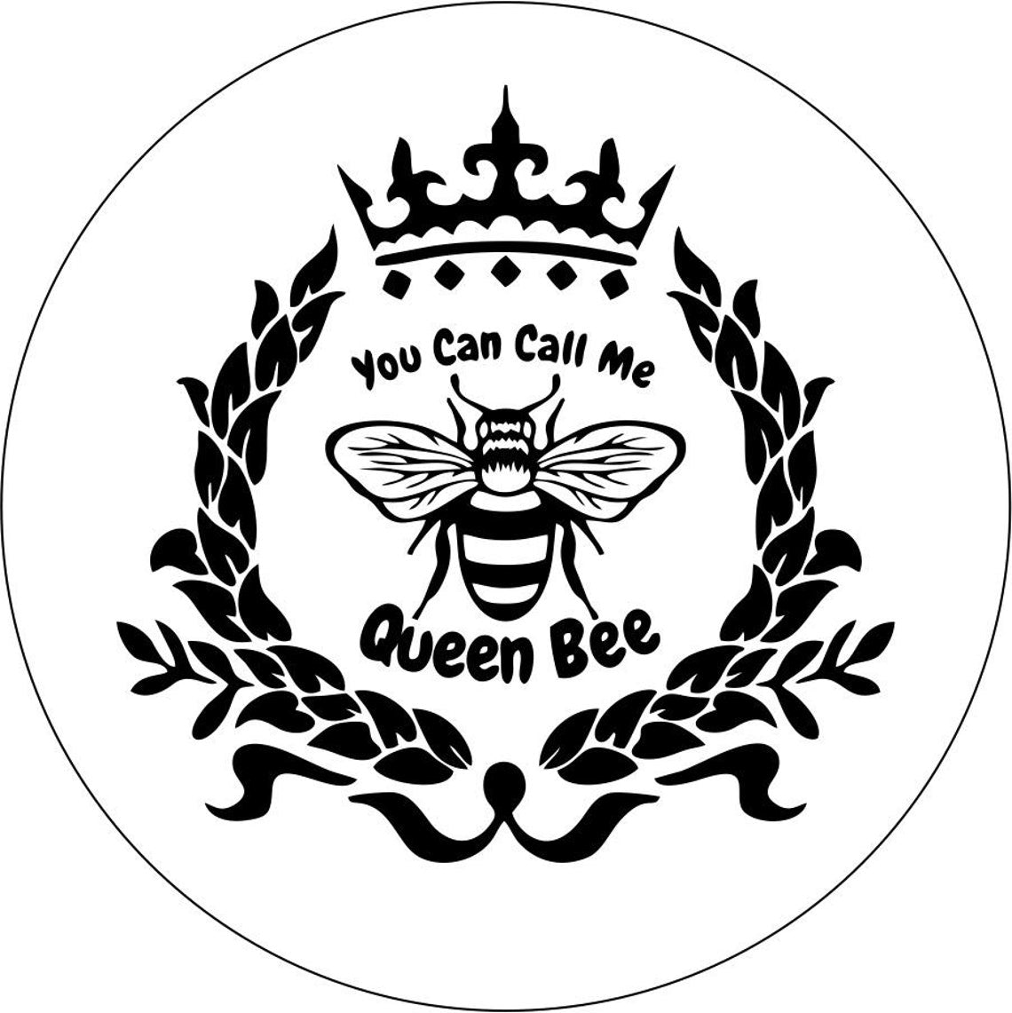 You Can Call Me Queen Bee Bronco Spare Tire Cover - Speedlogix