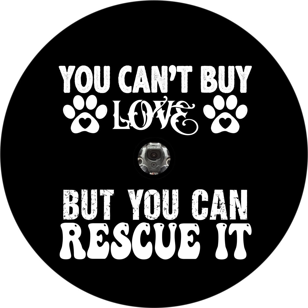 You Can't Buy Love But You Can Rescue It Bronco Spare Tire Cover - Speedlogix