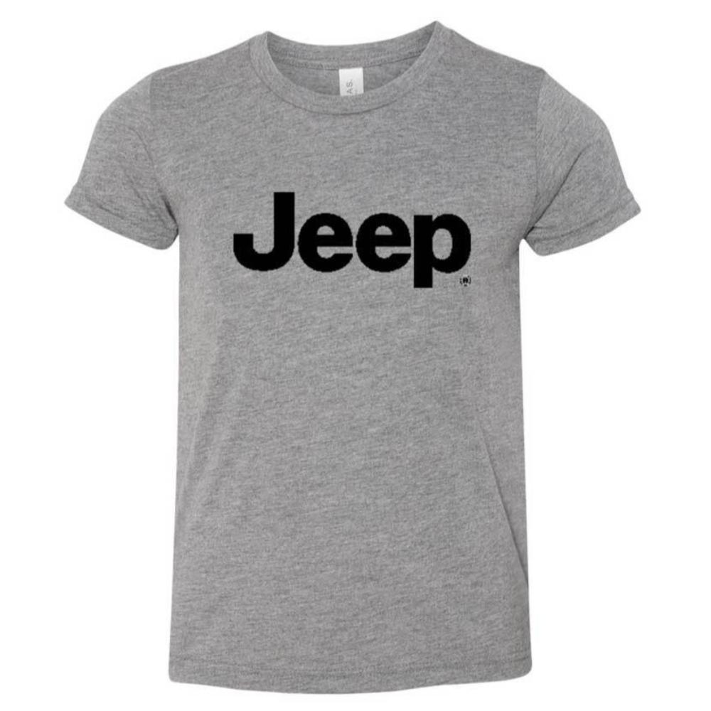 Youth - Jeep Text - Triblend Grey - Speedlogix