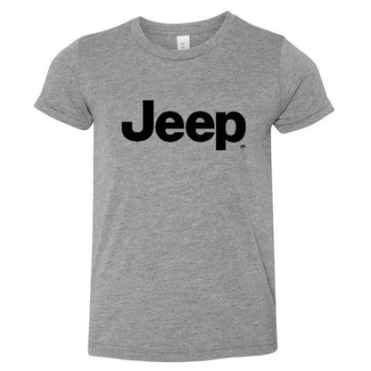 Youth - Jeep Text - Triblend Grey - Speedlogix