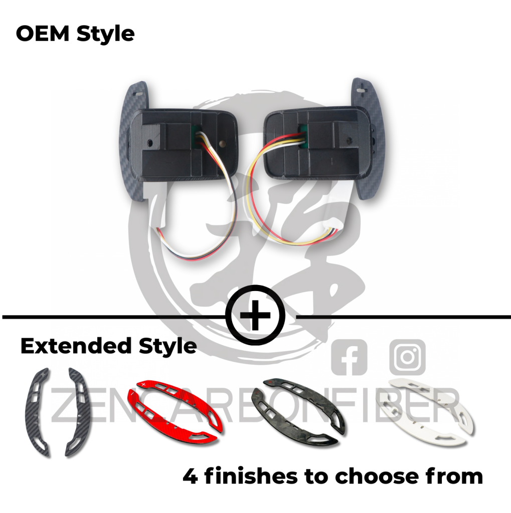 Zen Series™ Carbon Fiber Magnetic Paddle Shifters for 2022+ 11th Gen Honda Civic/Accord/Acura Integra