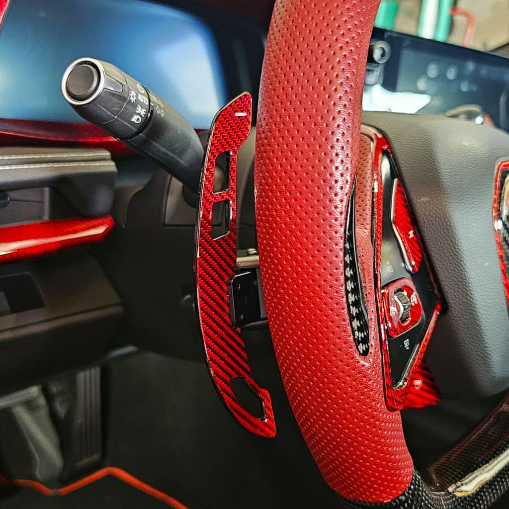 Zen Series™ Carbon Fiber Magnetic Paddle Shifters for Chevrolet C8 Corvette