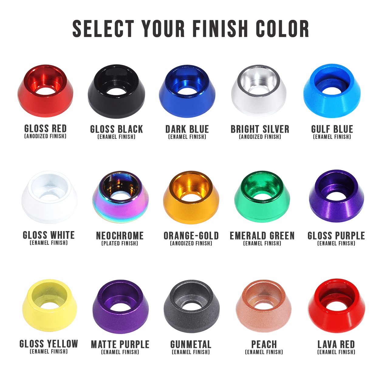 ZSPEC Interior Dress Up Bolts® Fastener Kit for '21+ Ford Bronco 2.7L, Stainless - Billet - Speedlogix