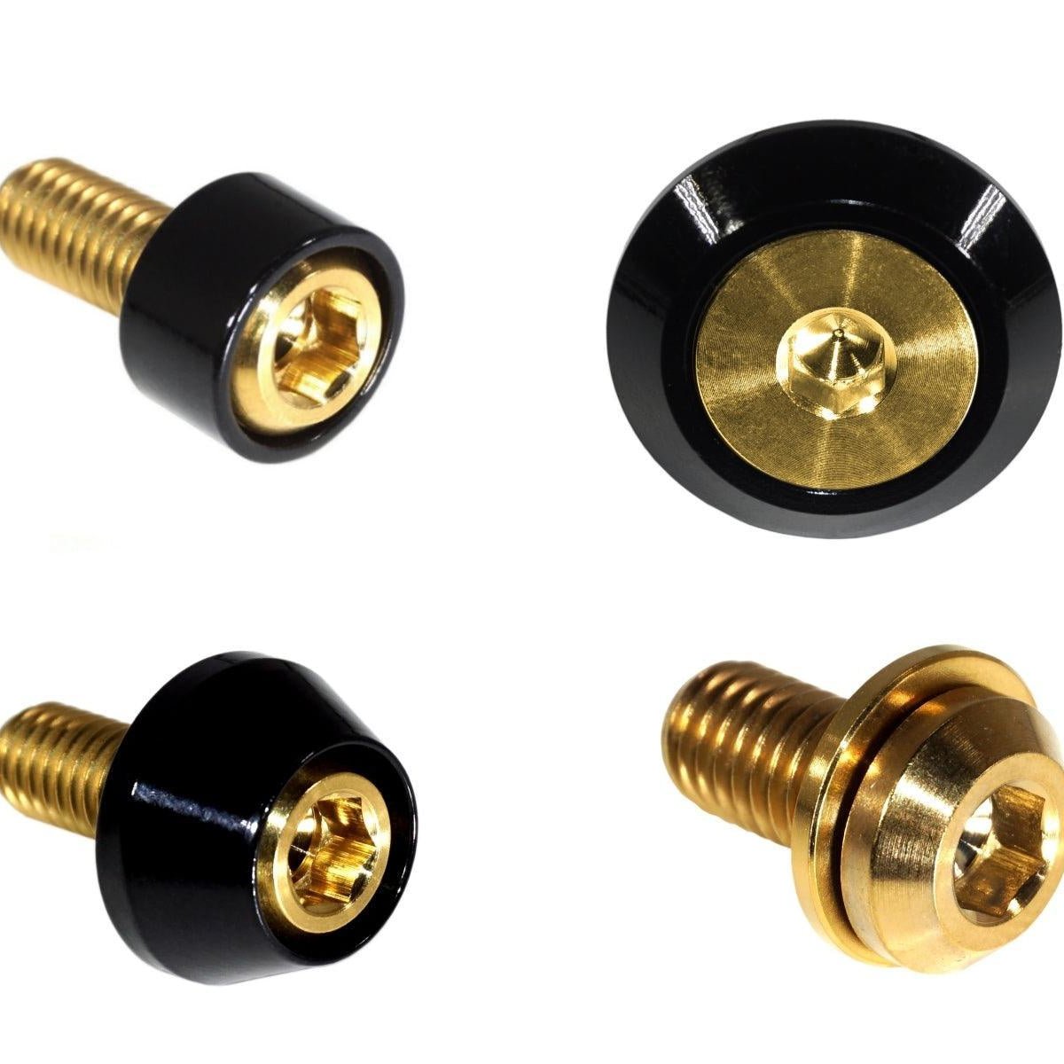 ZSPEC Interior Dress Up Bolts® Fastener Kit for 21+ Ford Bronco 2.7L, Titanium & Billet - Speedlogix