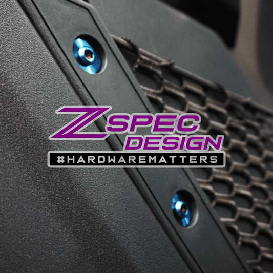 ZSPEC Interior Dress Up Bolts® Fastener Kit for 21+ Ford Bronco 2.7L, Titanium & Billet - Speedlogix