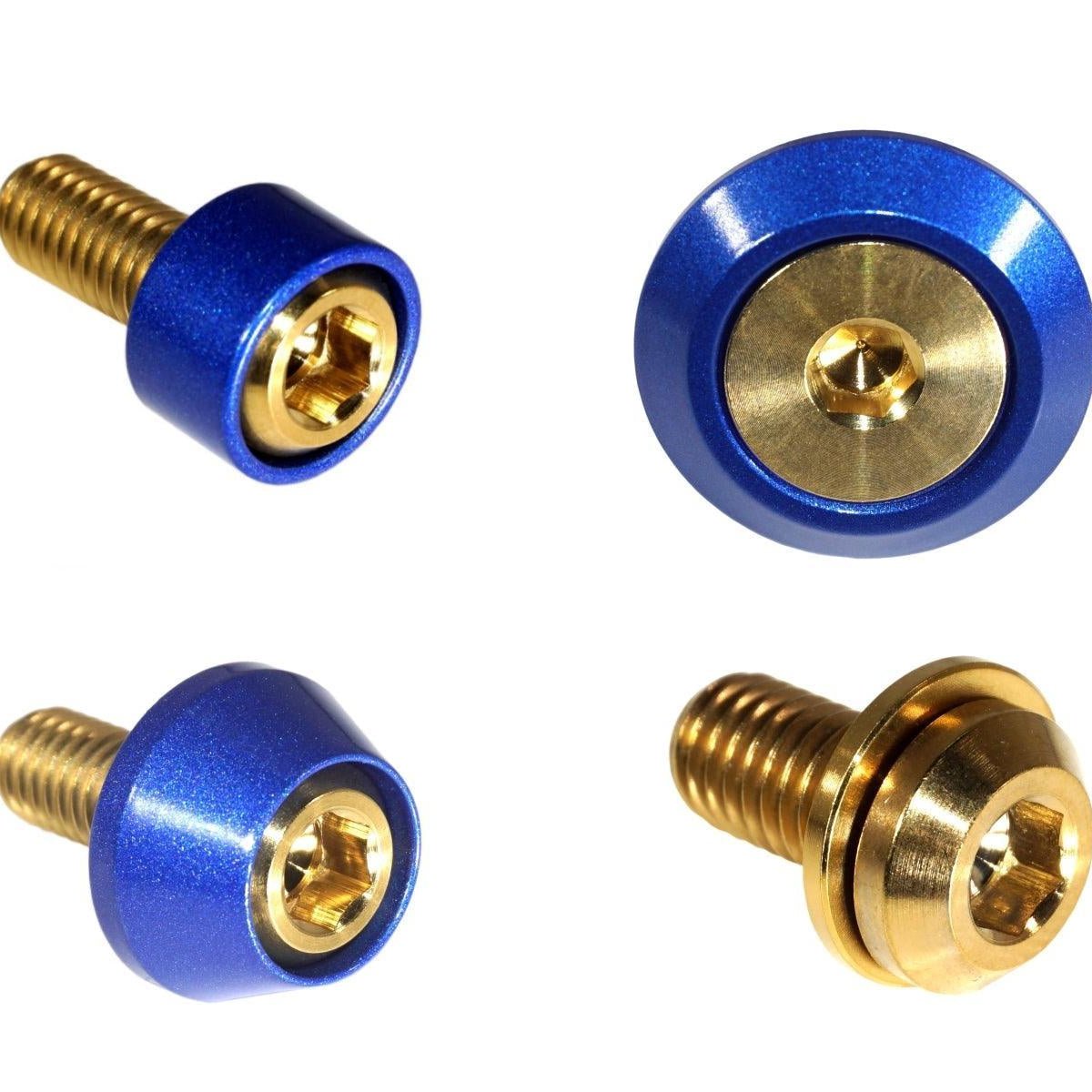 ZSPEC Interior Dress Up Bolts® Fastener Kit for 21+ Ford Bronco 2.7L, Titanium & Billet - Speedlogix