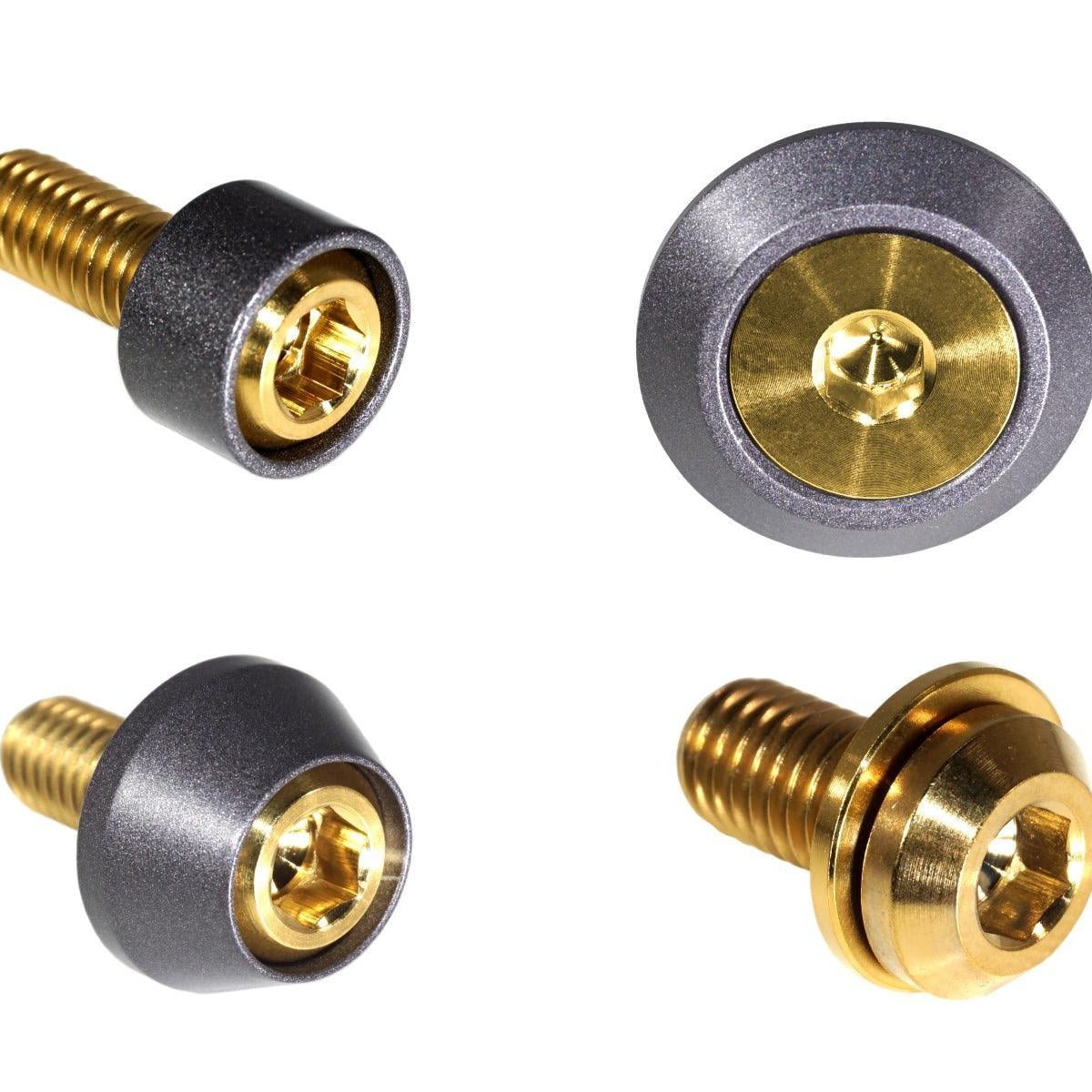 ZSPEC Interior Dress Up Bolts® Fastener Kit for 21+ Ford Bronco 2.7L, Titanium & Billet - Speedlogix