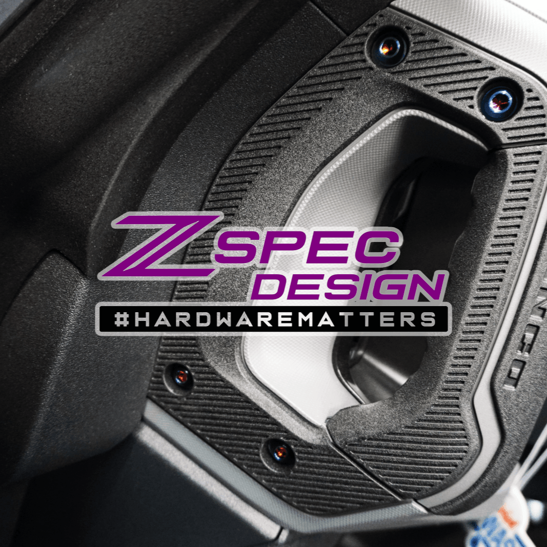 ZSPEC Interior Dress Up Bolts® Fastener Kit for 21+ Ford Bronco 2.7L, Titanium & Billet - Speedlogix