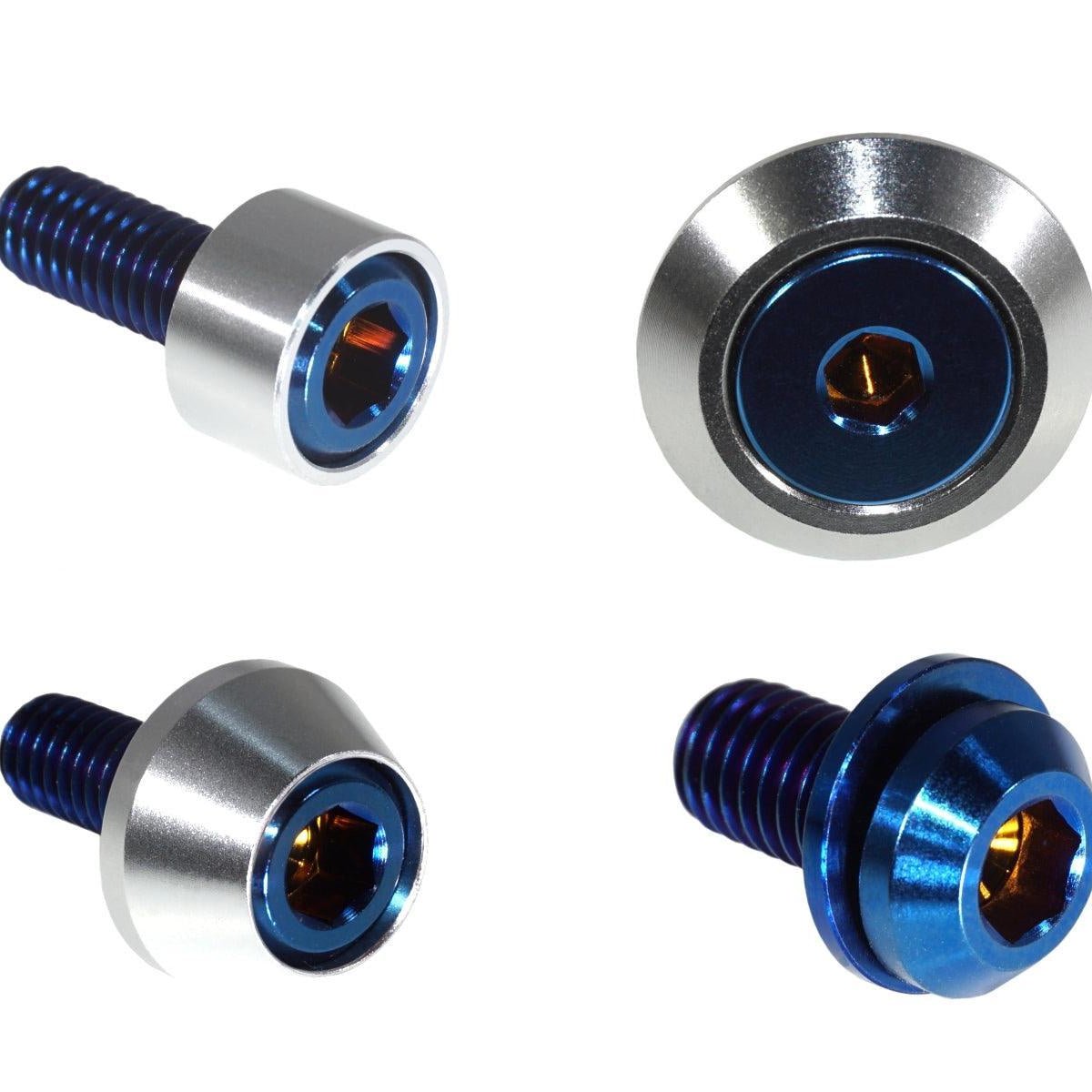 ZSPEC Interior Dress Up Bolts® Fastener Kit for 21+ Ford Bronco 2.7L, Titanium & Billet - Speedlogix