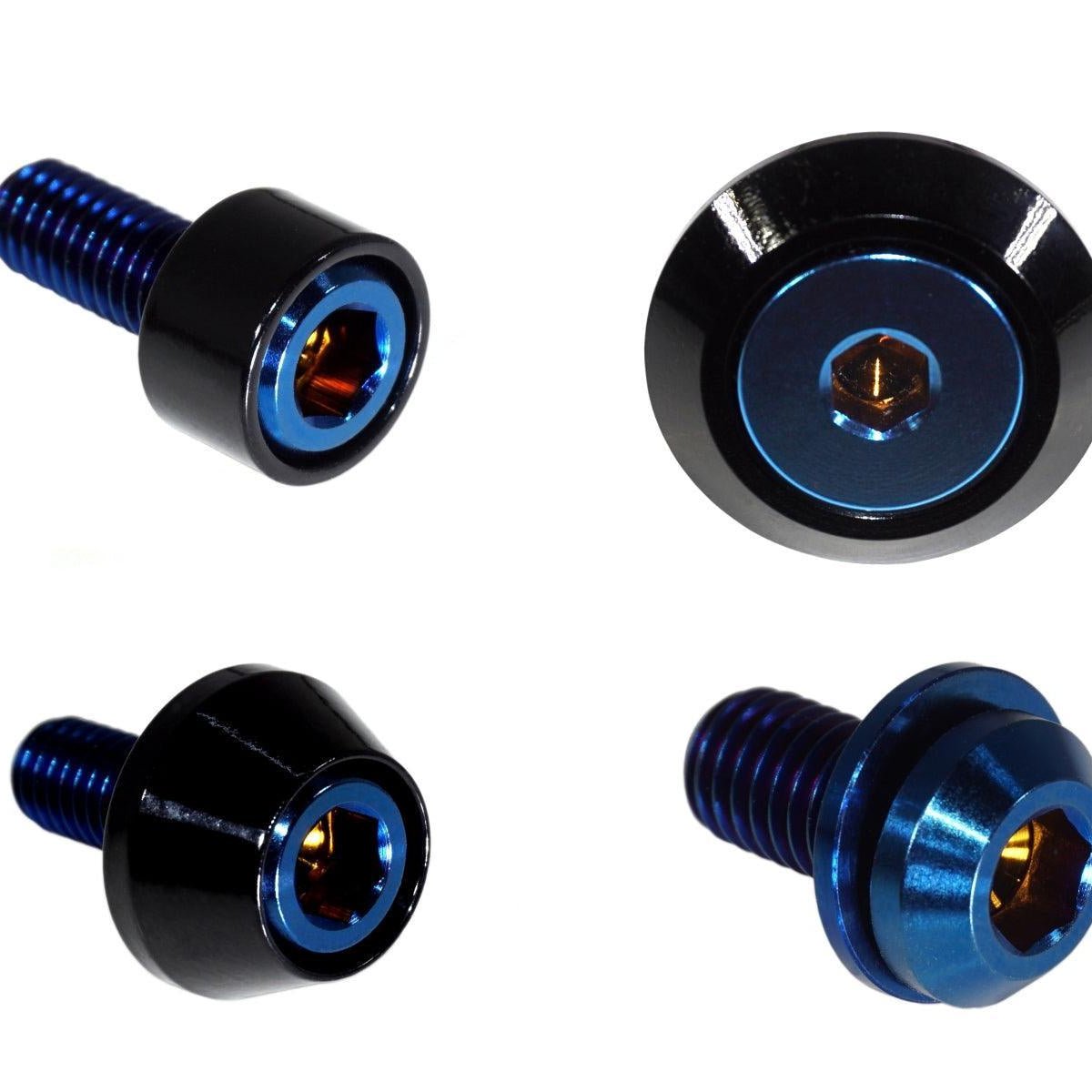 ZSPEC Interior Dress Up Bolts® Fastener Kit for 21+ Ford Bronco 2.7L, Titanium & Billet - Speedlogix