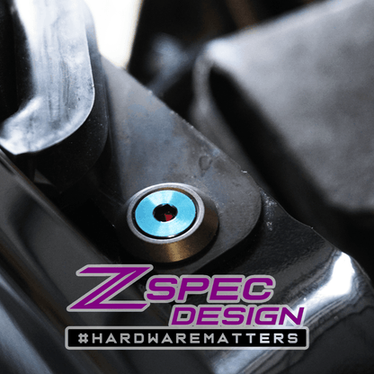 ZSPEC "Stage 3" Dress Up Bolts® Fastener Kit for 21+ Ford Bronco 2.7L, Titanium & Billet - Speedlogix