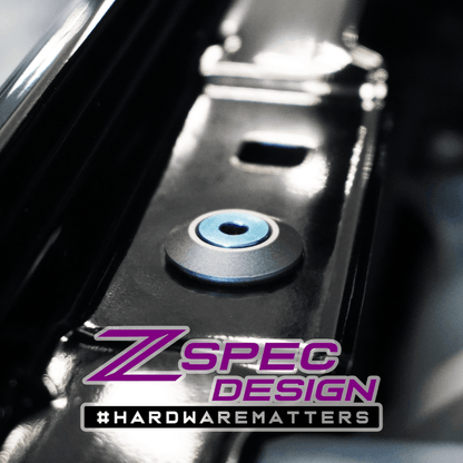 ZSPEC "Stage 3" Dress Up Bolts® Fastener Kit for 21+ Ford Bronco 2.7L, Titanium & Billet - Speedlogix