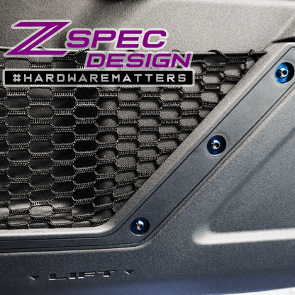 ZSPEC "Stage 3" Dress Up Bolts® Fastener Kit for 21+ Ford Bronco 2.7L, Titanium & Billet - Speedlogix