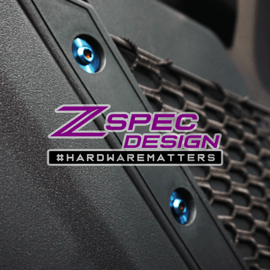 ZSPEC "Stage 3" Dress Up Bolts® Fastener Kit for 21+ Ford Bronco 2.7L, Titanium & Billet - Speedlogix