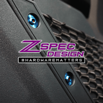 ZSPEC "Stage 3" Dress Up Bolts® Fastener Kit for 21+ Ford Bronco 2.7L, Titanium & Billet - Speedlogix