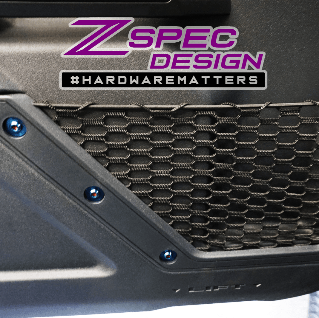 ZSPEC "Stage 3" Dress Up Bolts® Fastener Kit for 21+ Ford Bronco 2.7L, Titanium & Billet - Speedlogix