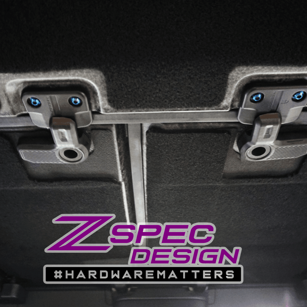 ZSPEC "Stage 3" Dress Up Bolts® Fastener Kit for 21+ Ford Bronco 2.7L, Titanium & Billet - Speedlogix