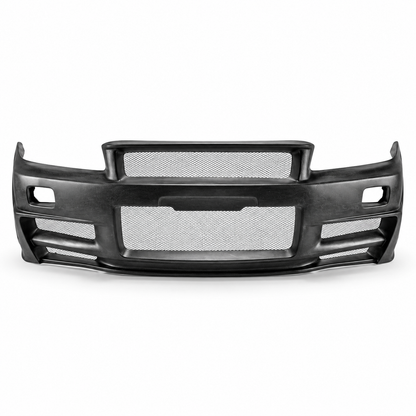 Fiber Glass Z Tune Style Front Bumper for Nissan Skyline R34 GTT GTR