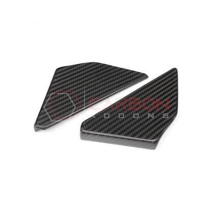 Real Carbon Fiber Rear Door Window Triangle Trim Covers For 2021–2025 Ford Bronco