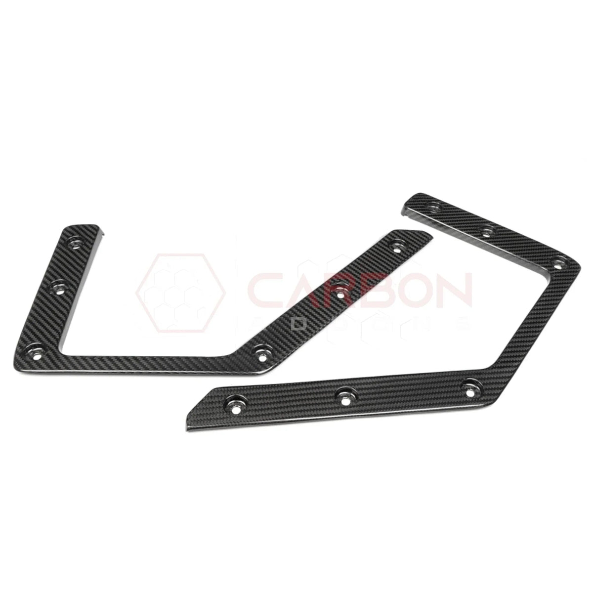 Real Carbon Fiber Front Door Storage Pocket Net  Frame For 2021–2026 Ford Bronco | Direct Replacement
