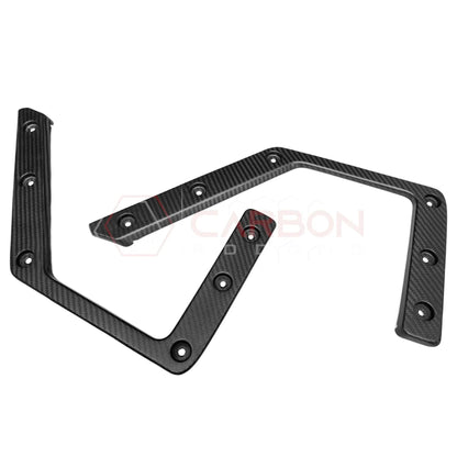Real Carbon Fiber Front Door Storage Pocket Net  Frame For 2021–2026 Ford Bronco | Direct Replacement