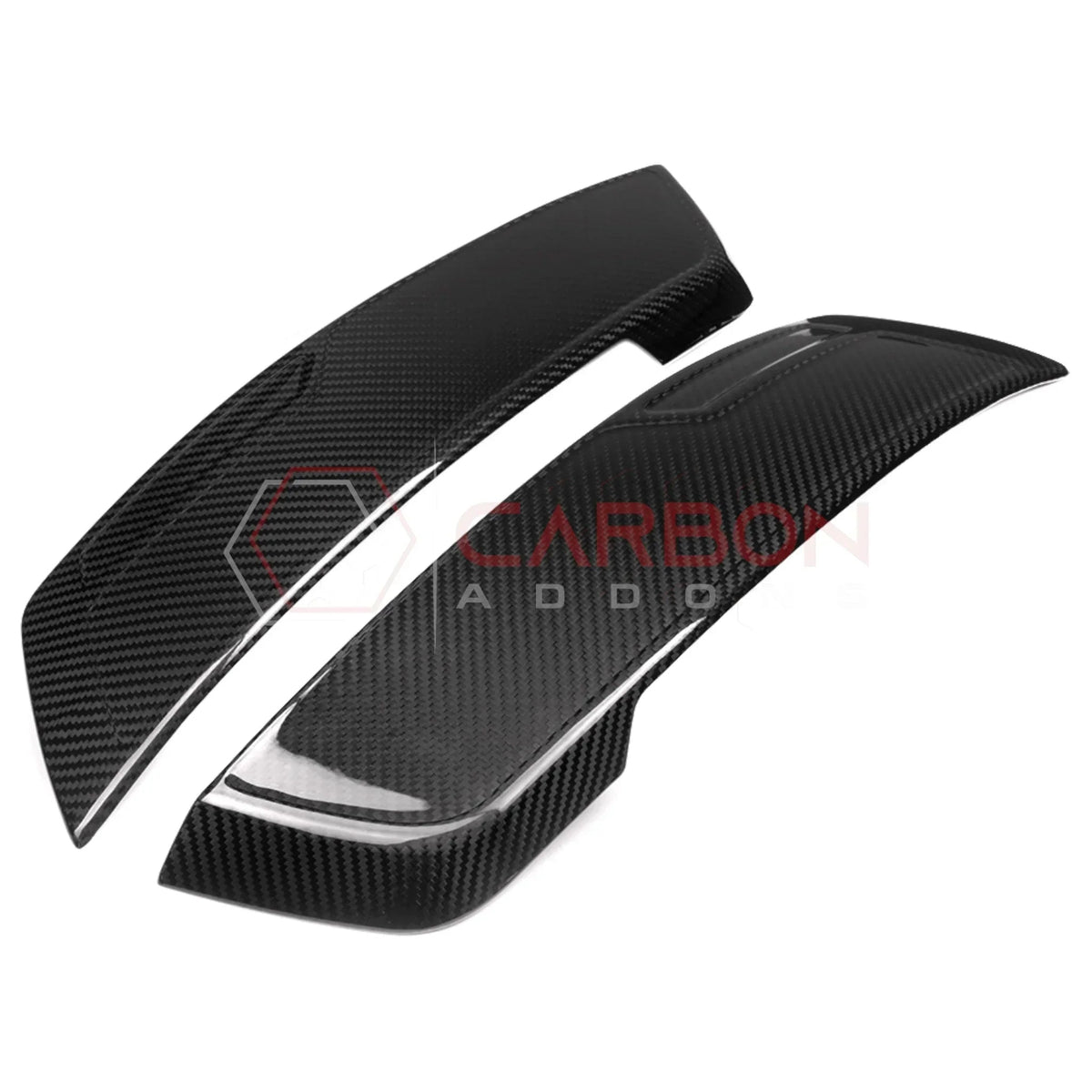 Real Carbon Fiber Rear Wheel Fender Flare Trim Insert For 2022–2026 Ford Bronco Raptor