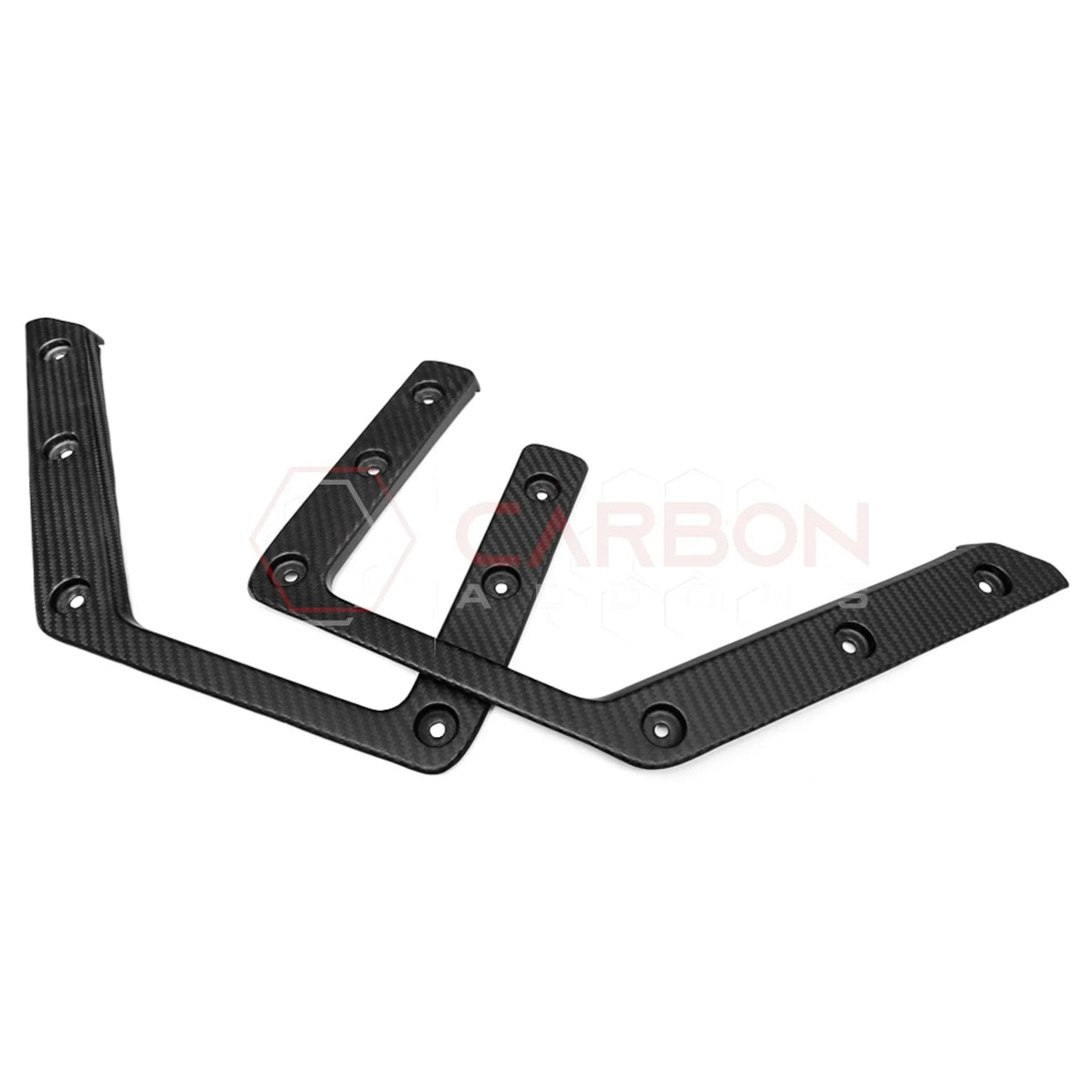 Real Carbon Fiber Front Door Storage Pocket Net  Frame For 2021–2026 Ford Bronco | Direct Replacement