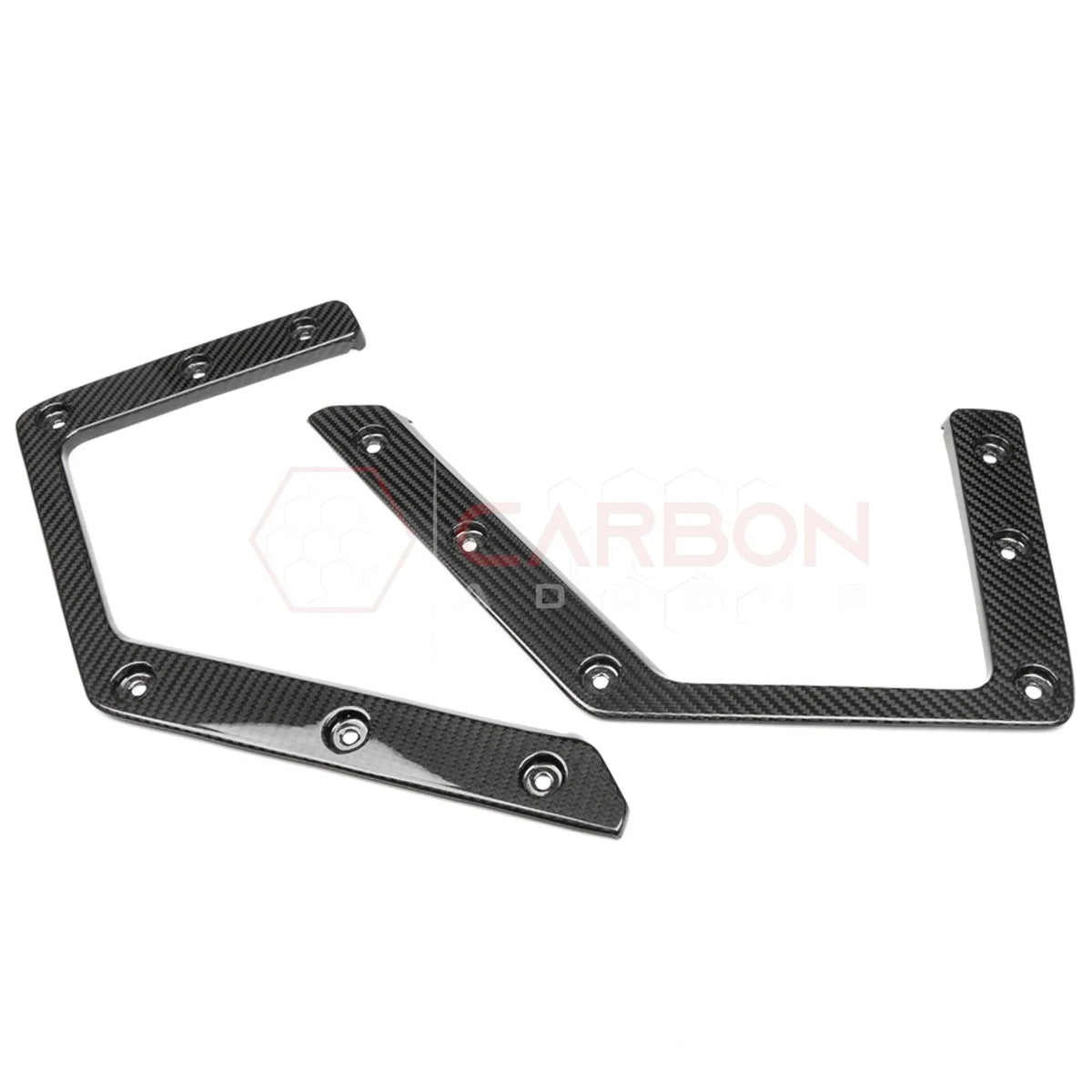 Real Carbon Fiber Front Door Storage Pocket Net  Frame For 2021–2026 Ford Bronco | Direct Replacement