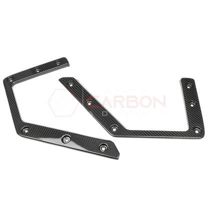 Real Carbon Fiber Front Door Storage Pocket Net  Frame For 2021–2026 Ford Bronco | Direct Replacement