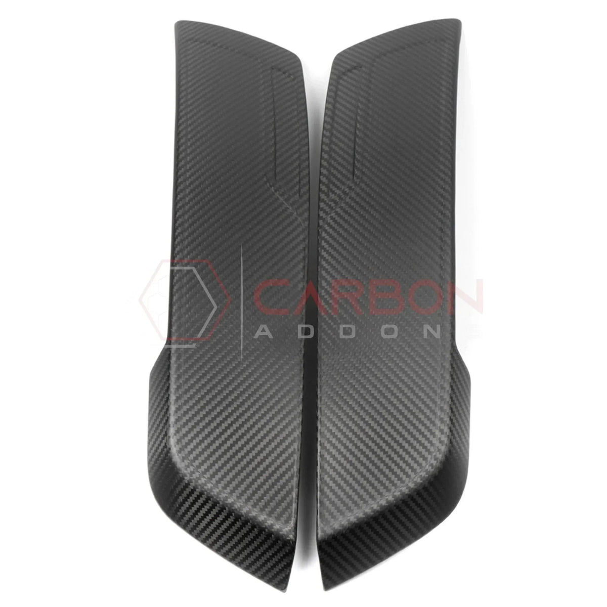Real Carbon Fiber Rear Wheel Fender Flare Trim Insert For 2022–2026 Ford Bronco Raptor