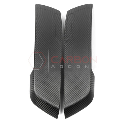 Real Carbon Fiber Rear Wheel Fender Flare Trim Insert For 2022–2026 Ford Bronco Raptor