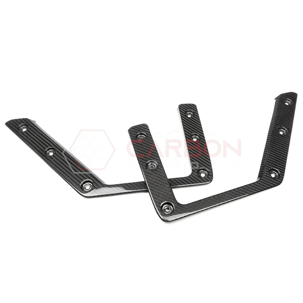 Real Carbon Fiber Front Door Storage Pocket Net  Frame For 2021–2026 Ford Bronco | Direct Replacement