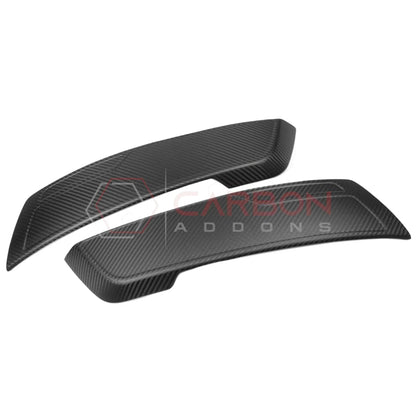 Real Carbon Fiber Rear Wheel Fender Flare Trim Insert For 2022–2026 Ford Bronco Raptor
