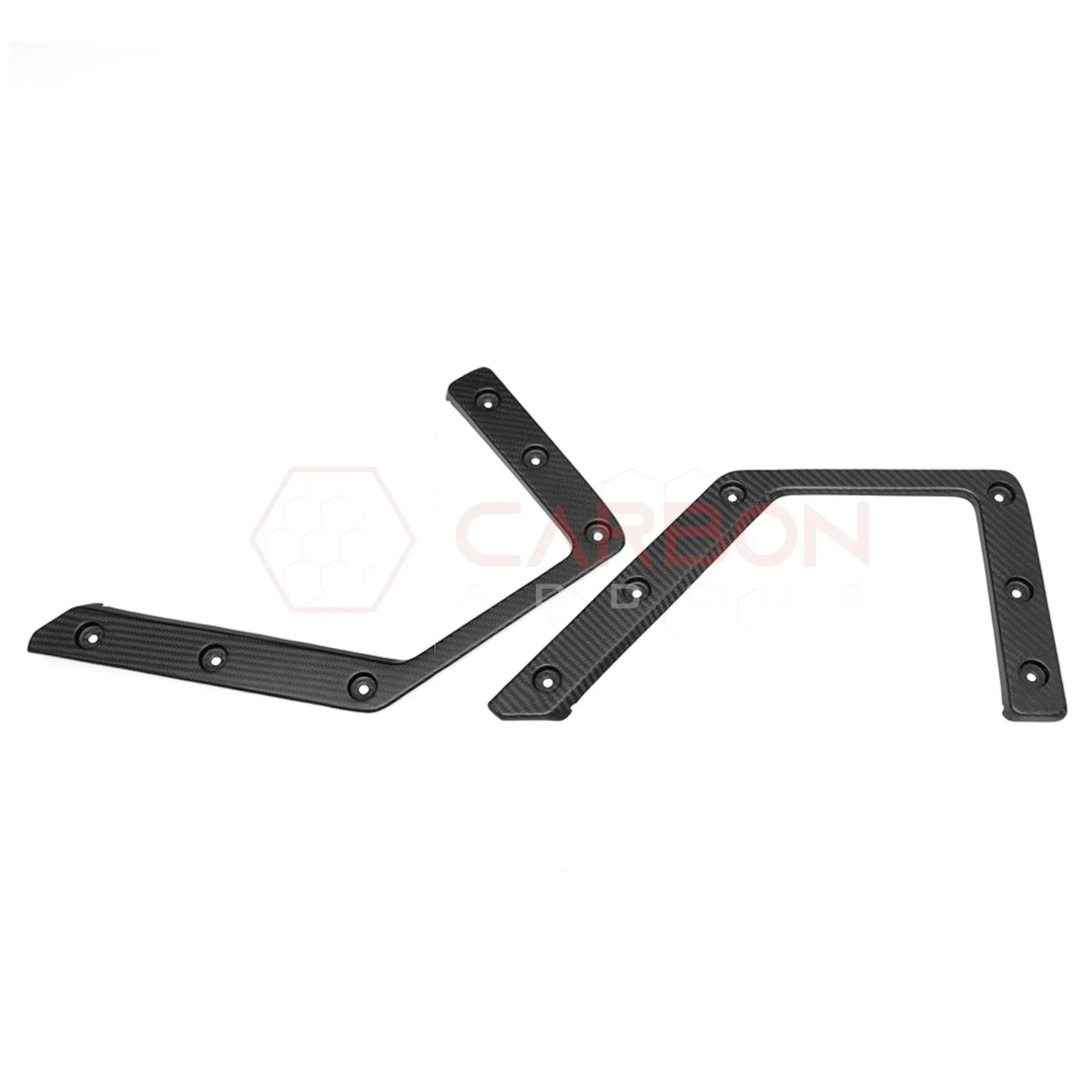 Real Carbon Fiber Front Door Storage Pocket Net  Frame For 2021–2026 Ford Bronco | Direct Replacement