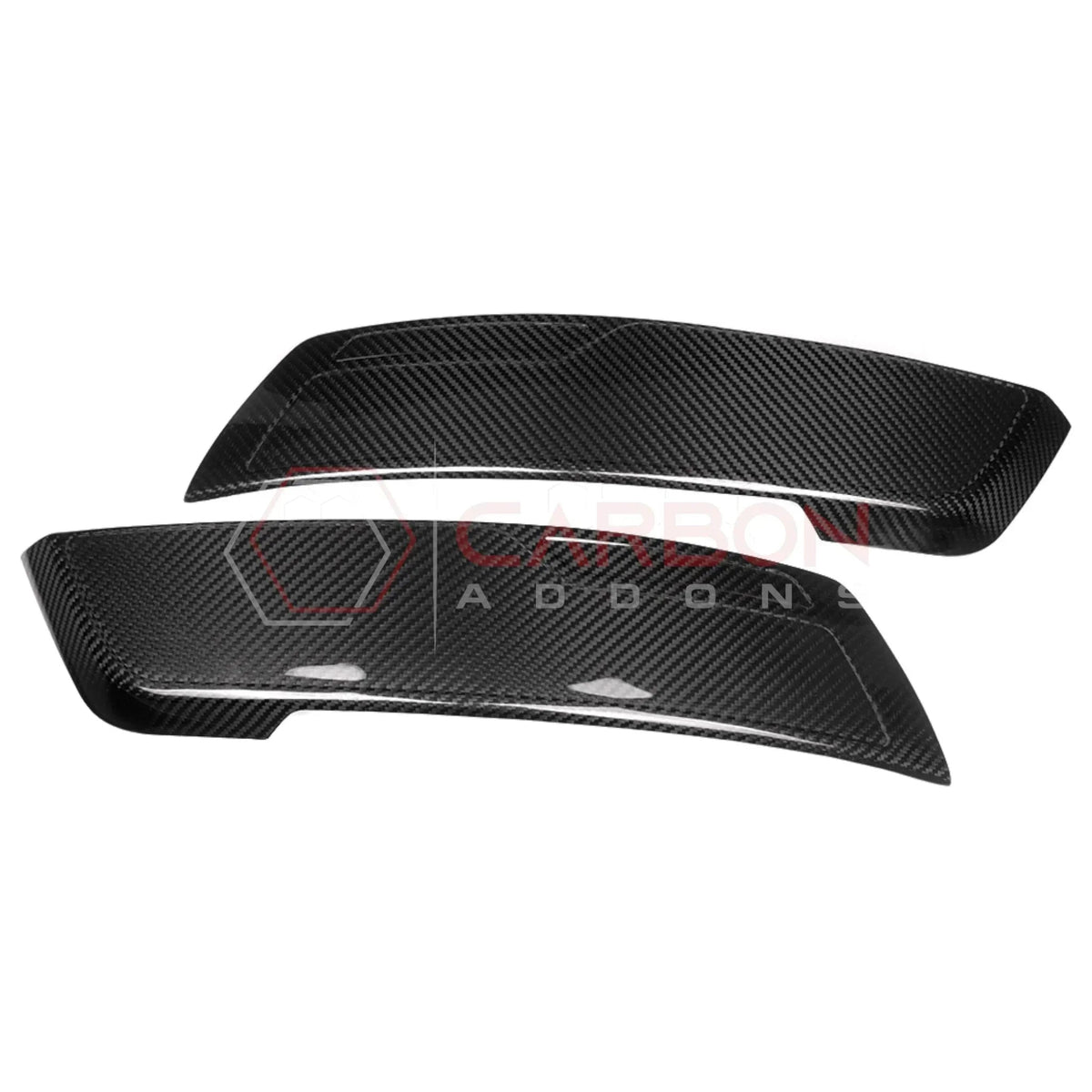 Real Carbon Fiber Rear Wheel Fender Flare Trim Insert For 2022–2026 Ford Bronco Raptor