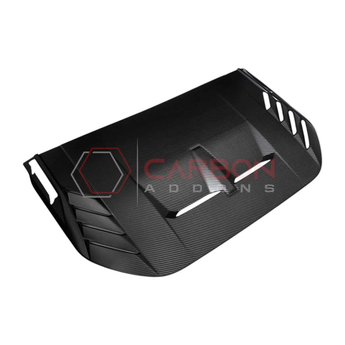 Real Carbon Fiber Hood Vent Trim Cover For 2021+ Bronco Raptor