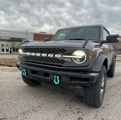 Oracle Illuminated White LED Letter Badges 2021-2023 Bronco