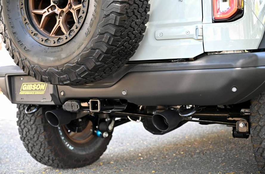 Gibson Elite Dual Split Exhaust (Black) 2021-2023 Bronco 4-Door