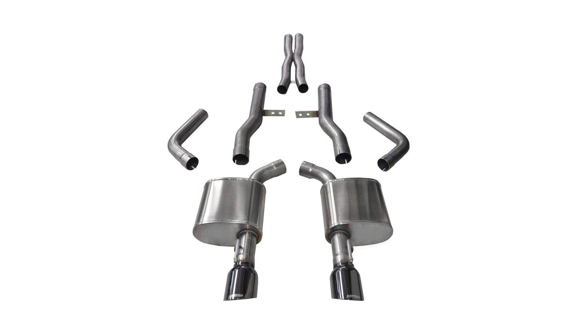 Corsa Xtreme Cat - Back Exhaust, Polished Tips 2015 - 2023 Charger 6.2L/392/6.4L - Speedlogix