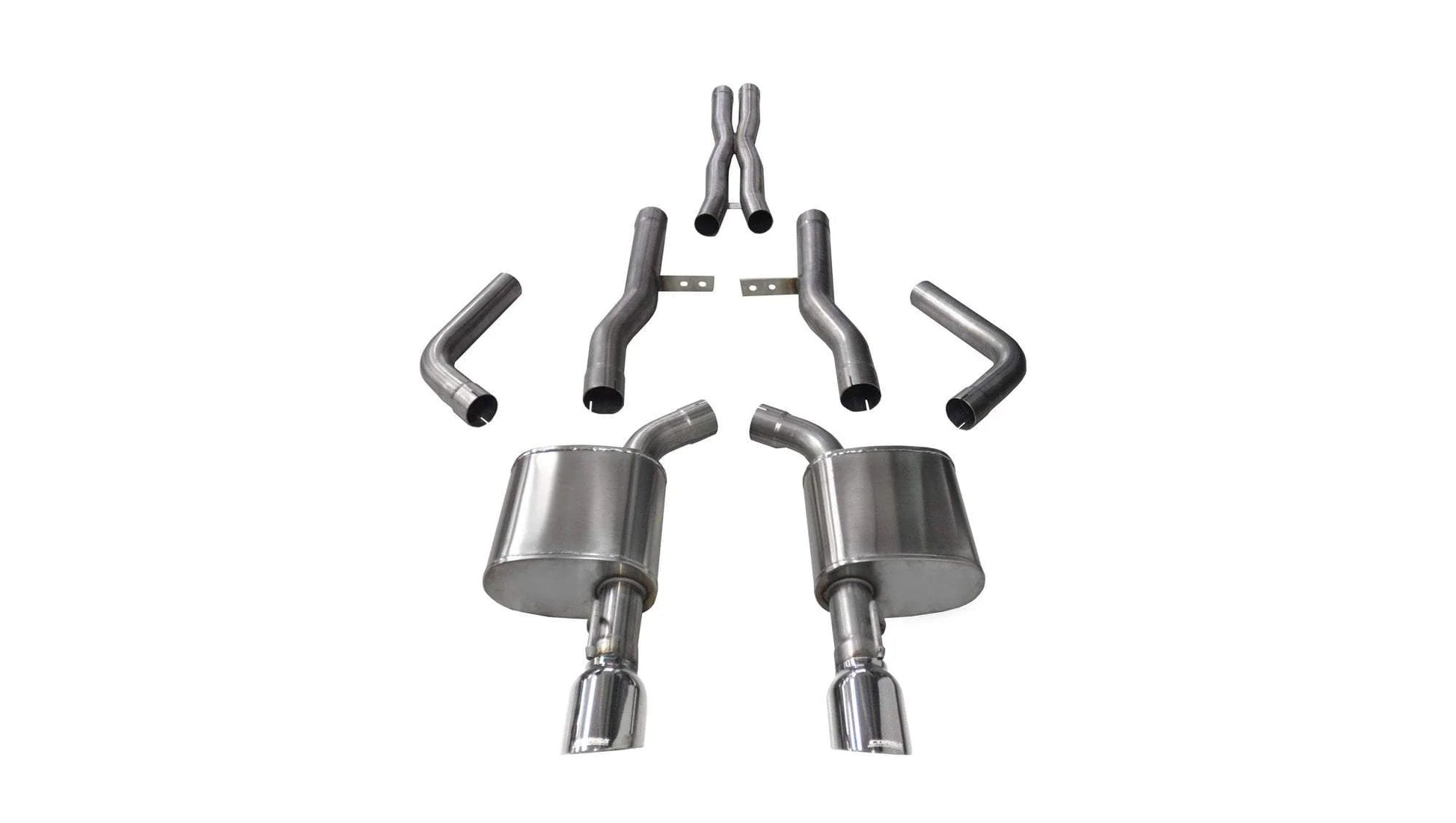 Corsa Xtreme Cat - Back Exhaust, Polished Tips 2015 - 2023 Charger 6.2L/392/6.4L - Speedlogix