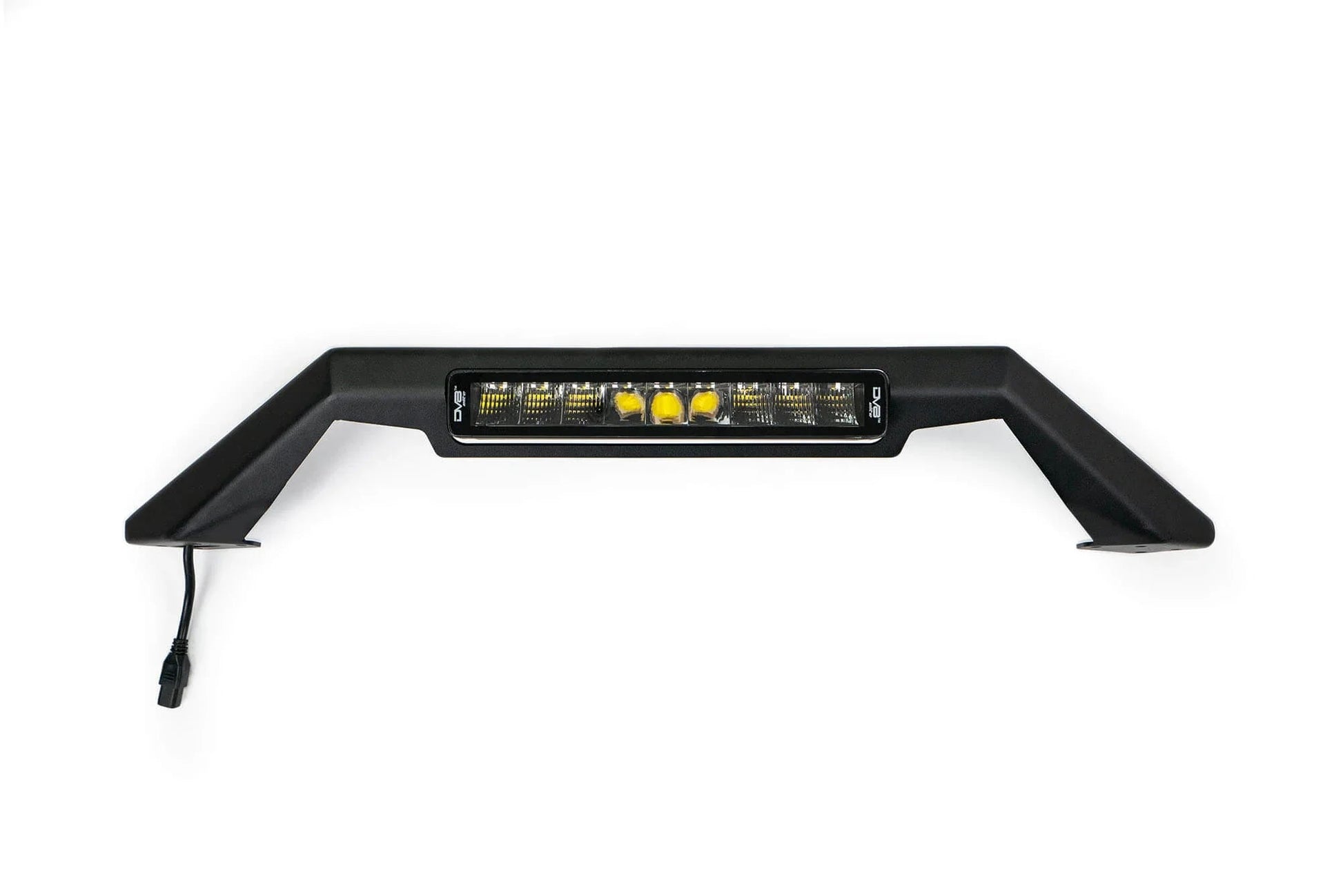 DV8 Offroad Bull Bar w/ LED Light Bar Mount for MTO Front Bumper 2021 - 2023 Bronco - Speedlogix