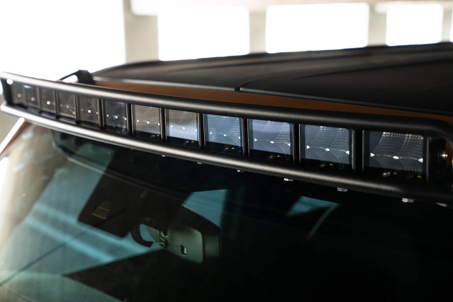 DV8 Offroad Curved Light Mount for 12 LED Pods 2021 - 2023 Bronco - Speedlogix