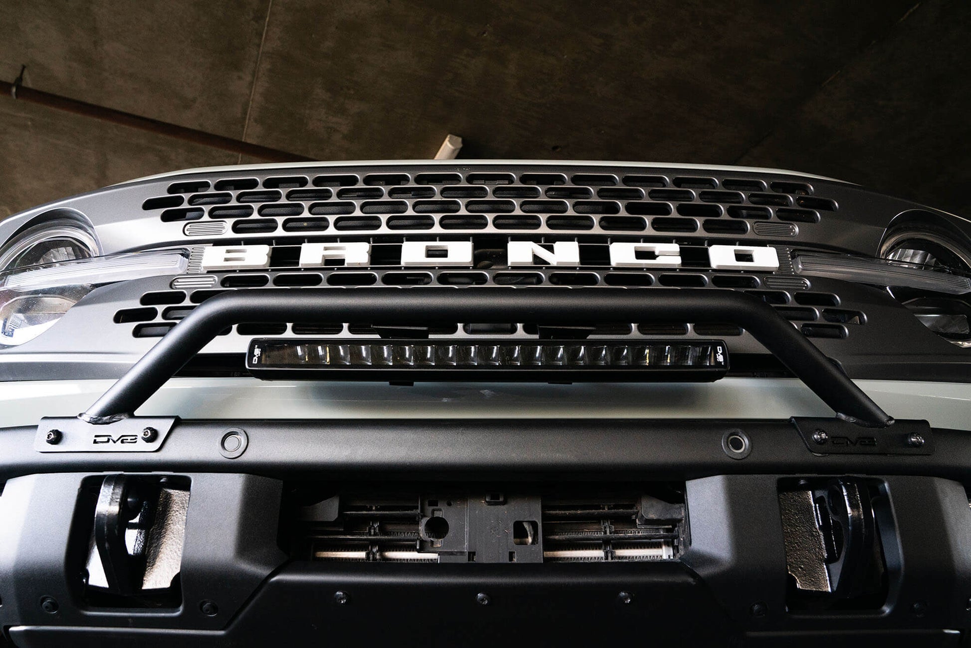 DV8 Offroad Factory Steel Bumper Bull Bar 2021 - 2023 Bronco - Speedlogix