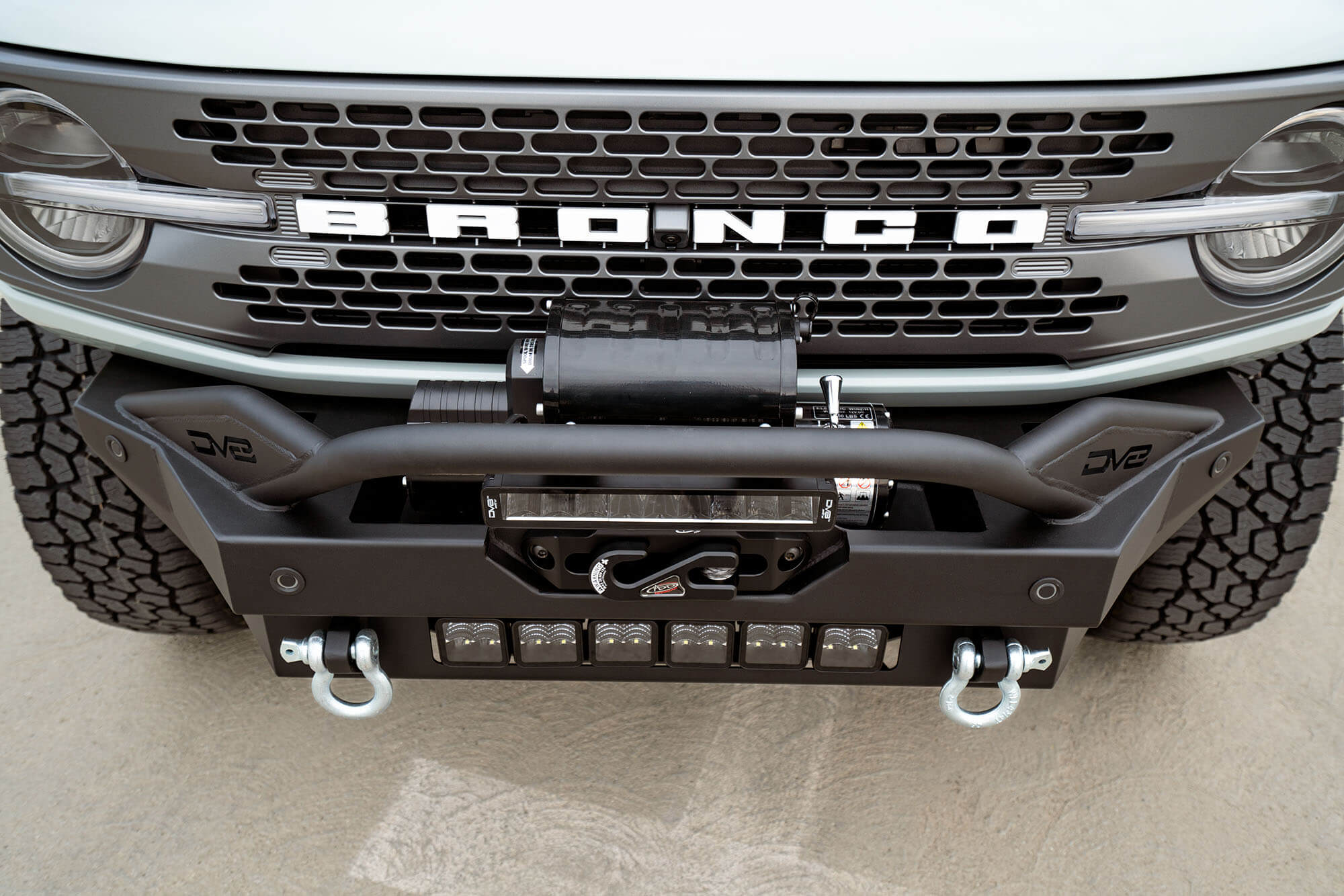 DV8 Offroad FS-15 Series Winch Front Bumper 2021-2023 Bronco