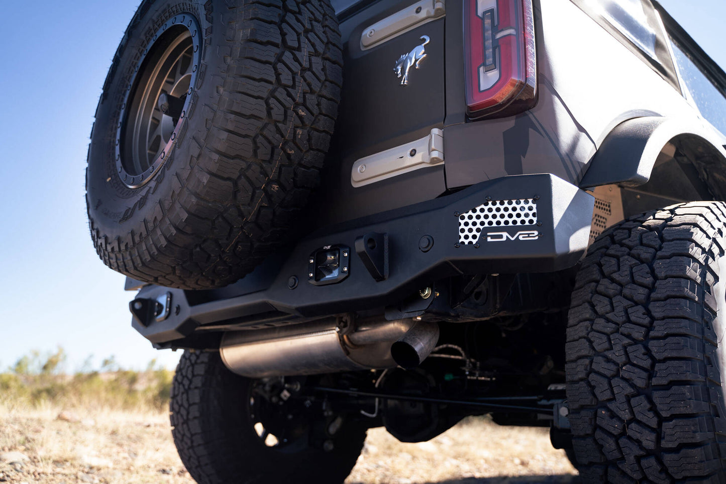 DV8 Offroad MTO Series Rear Bumper 2021 - 2023 Bronco - Speedlogix