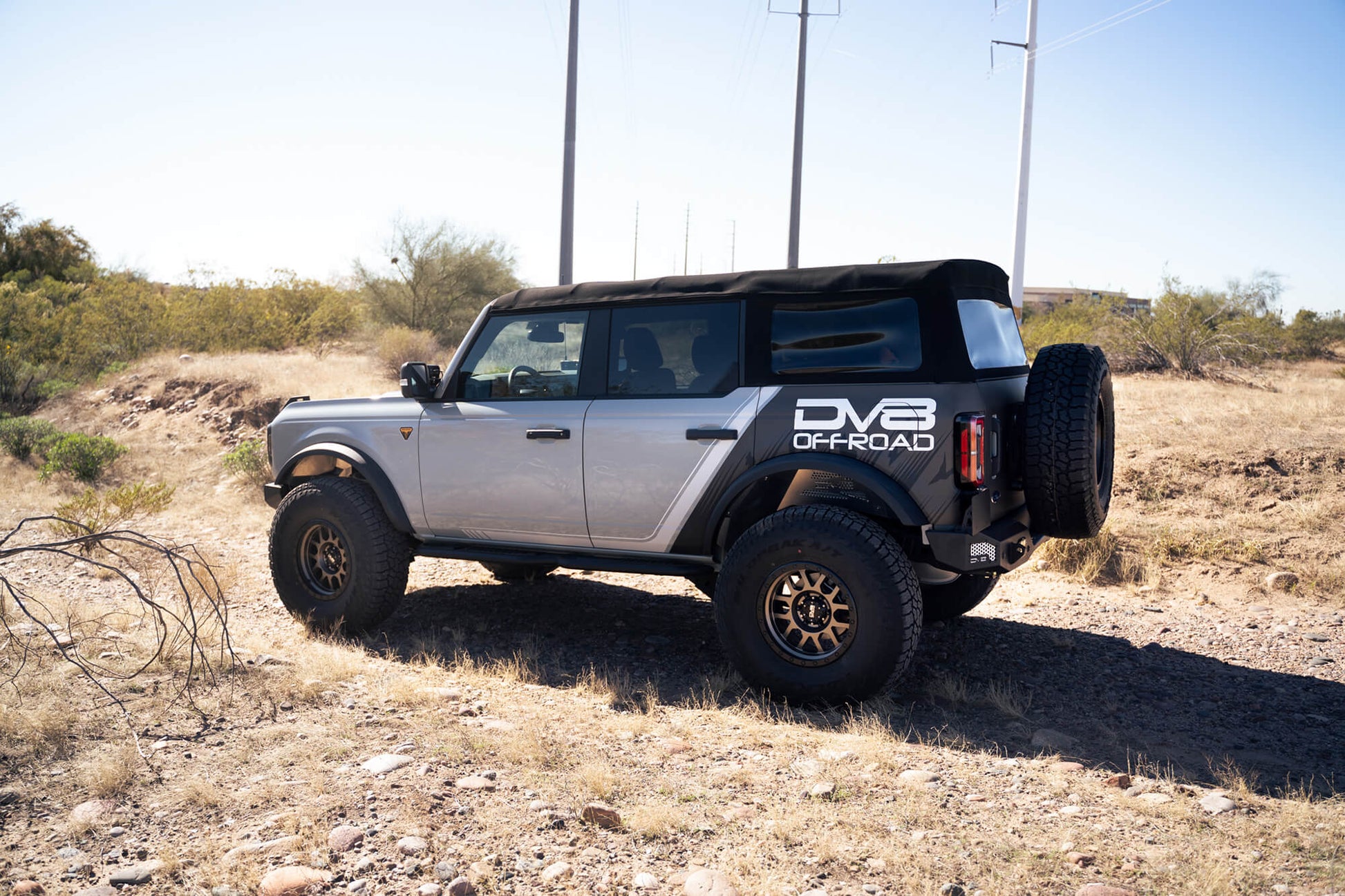 DV8 Offroad MTO Series Rear Bumper 2021 - 2023 Bronco - Speedlogix