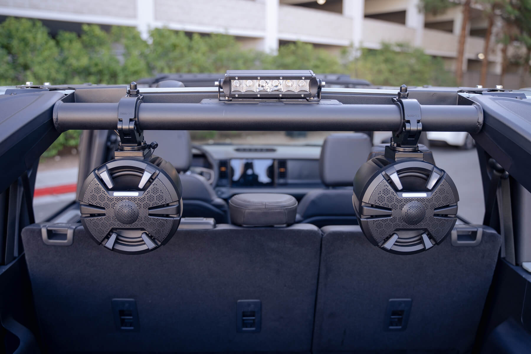 DV8 Offroad Rear Speaker & Light Mount 2021 - 2023 Bronco - Speedlogix