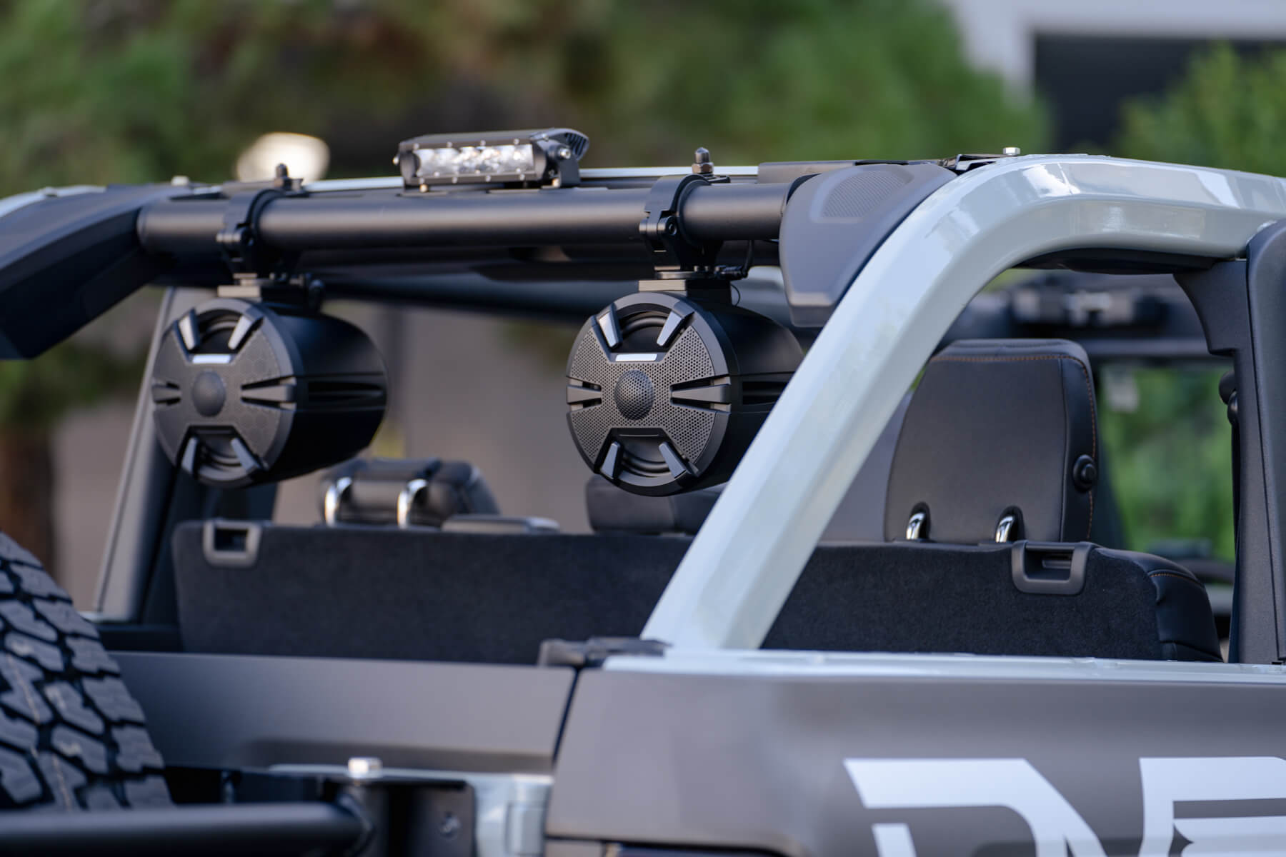 DV8 Offroad Rear Speaker & Light Mount 2021 - 2023 Bronco - Speedlogix