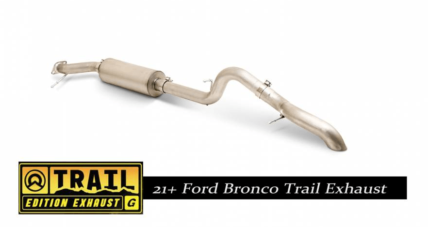 Gibson Dual Trail Exhaust (Stainless) 2021 - 2023 Bronco 4 - Door - Speedlogix